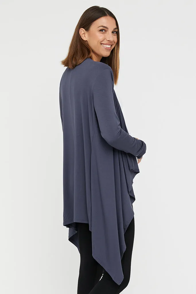 Waterfall Cardigan - Storm