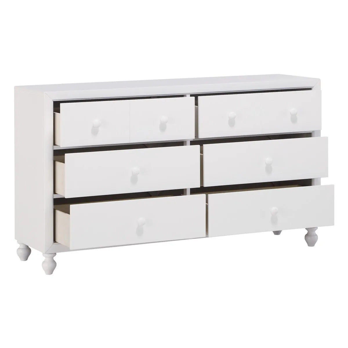 Wellsummer White Dresser