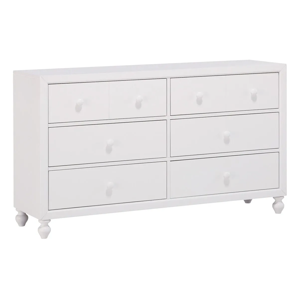 Wellsummer White Dresser