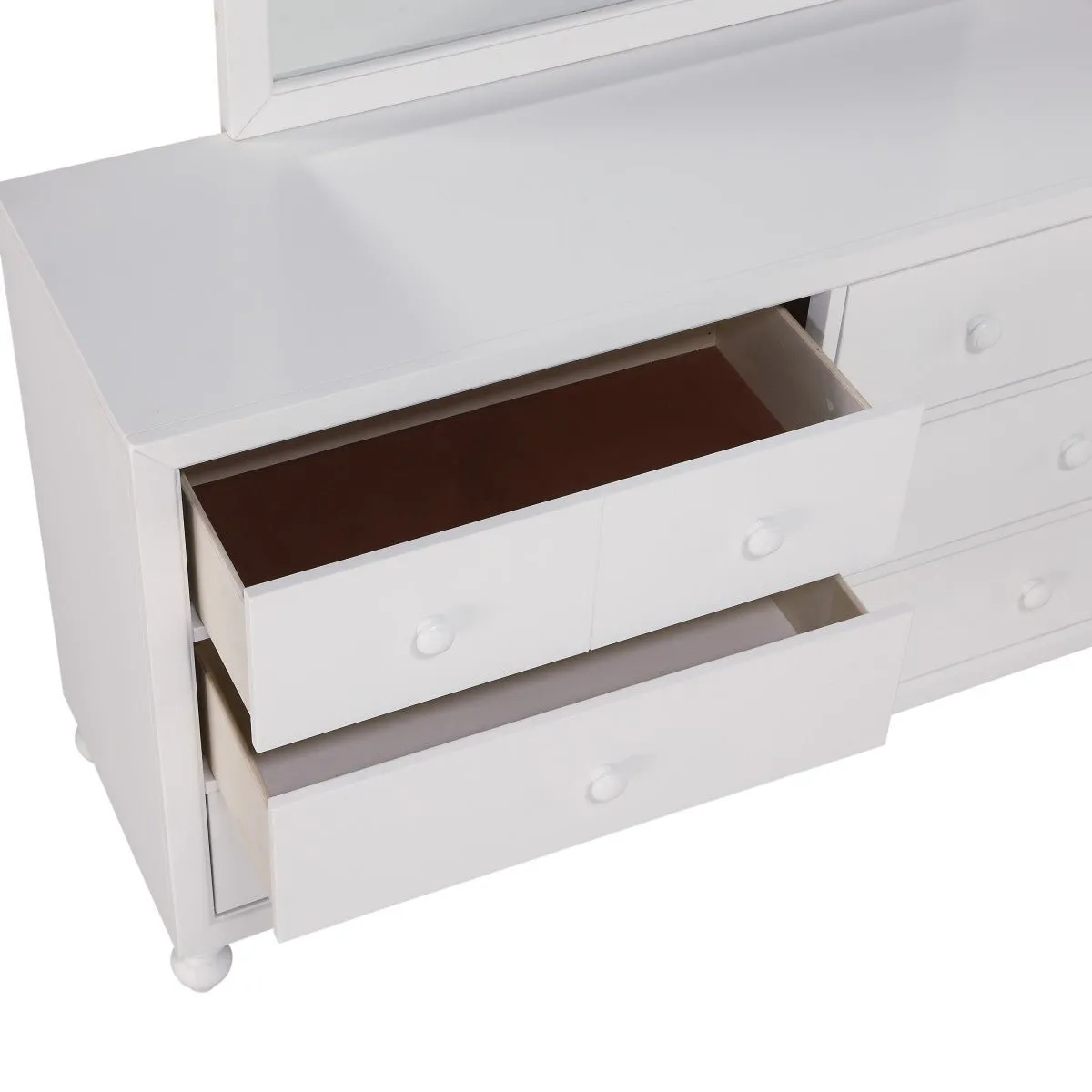 Wellsummer White Dresser