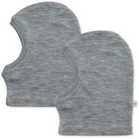 Wheat Melange Grey 2 Wool Balaclava Kim