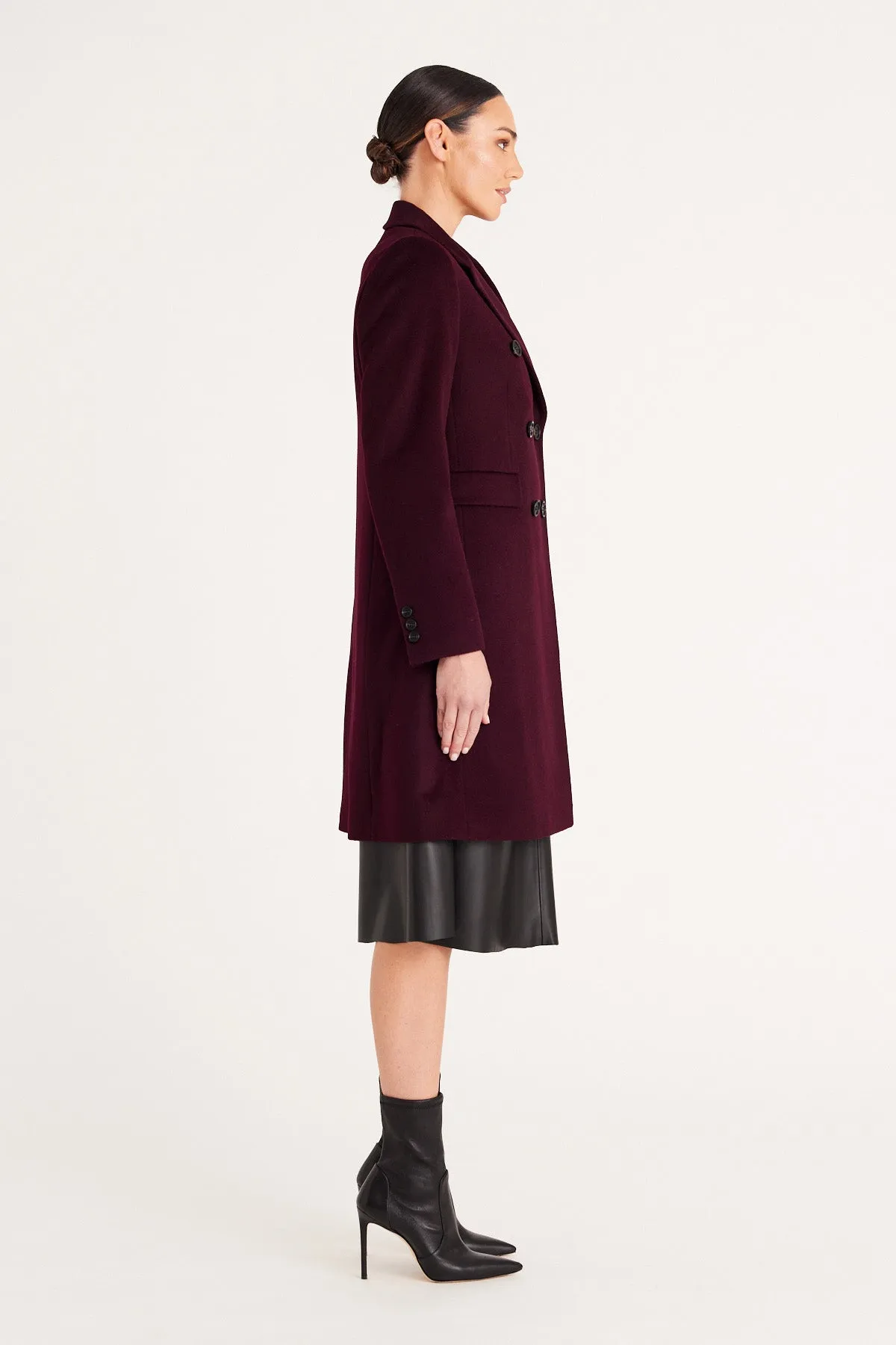 Windsor Wool Coat  - Shiraz