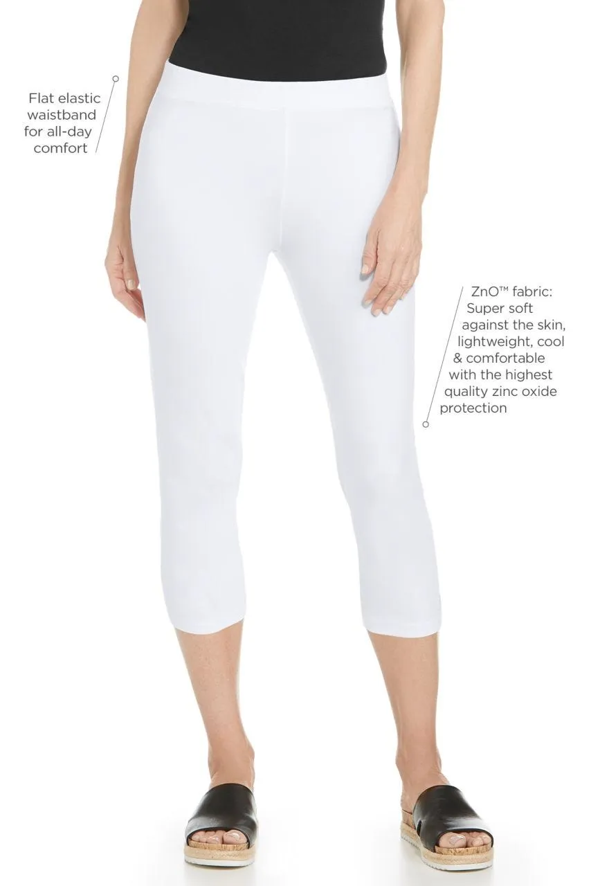 Women's Monterey Summer Capris  |  White