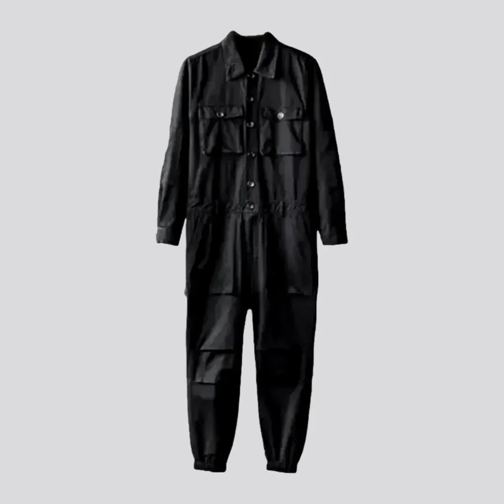 Y2k denim men's jumpsuit overall